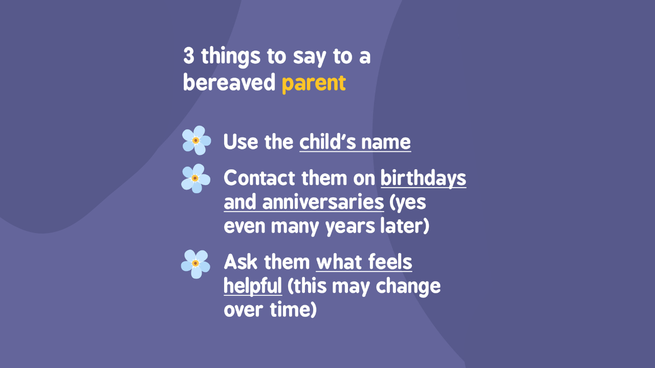 2 Phrasebook - talking to a bereaved parent phrasebook