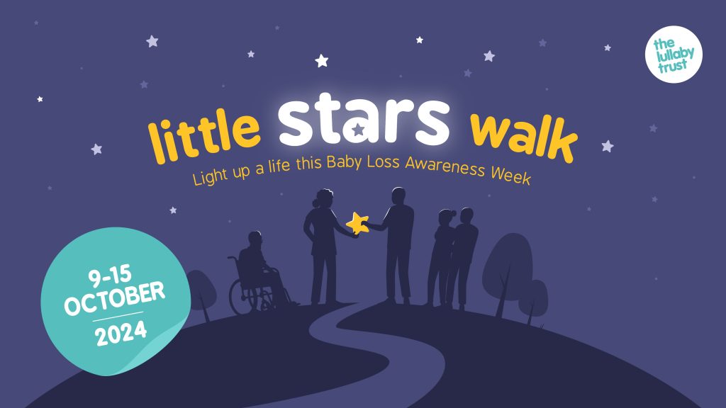 Banner showing the text 'Little Stars Walk'