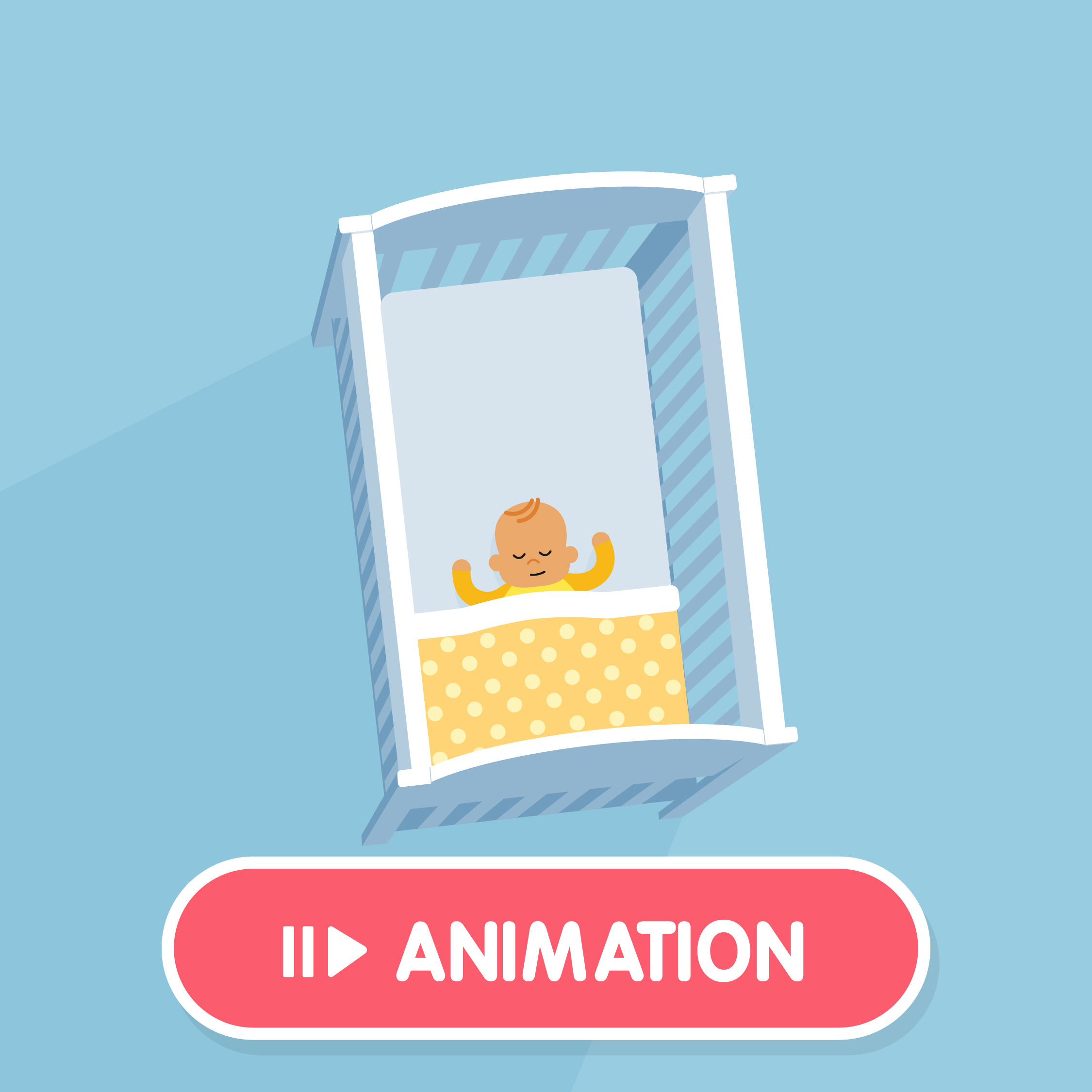 Safer sleep for babies resources - animation for expectant families